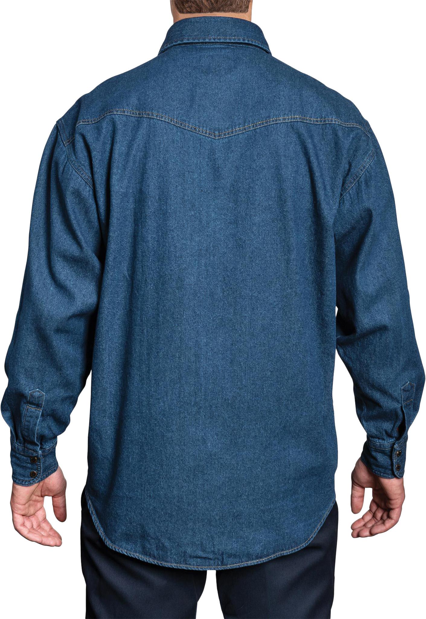 Product gallery image number 2 for product Long Sleeve Denim Work Shirt - Men's