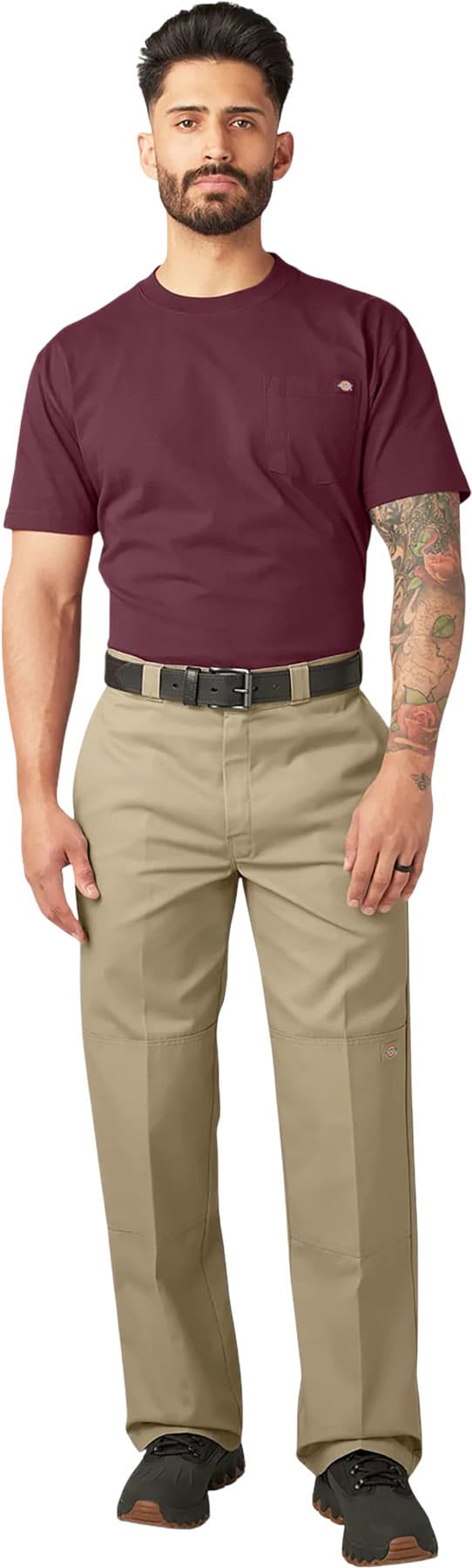 Product gallery image number 3 for product Pantalon de travail ample aux genoux doubles - Homme