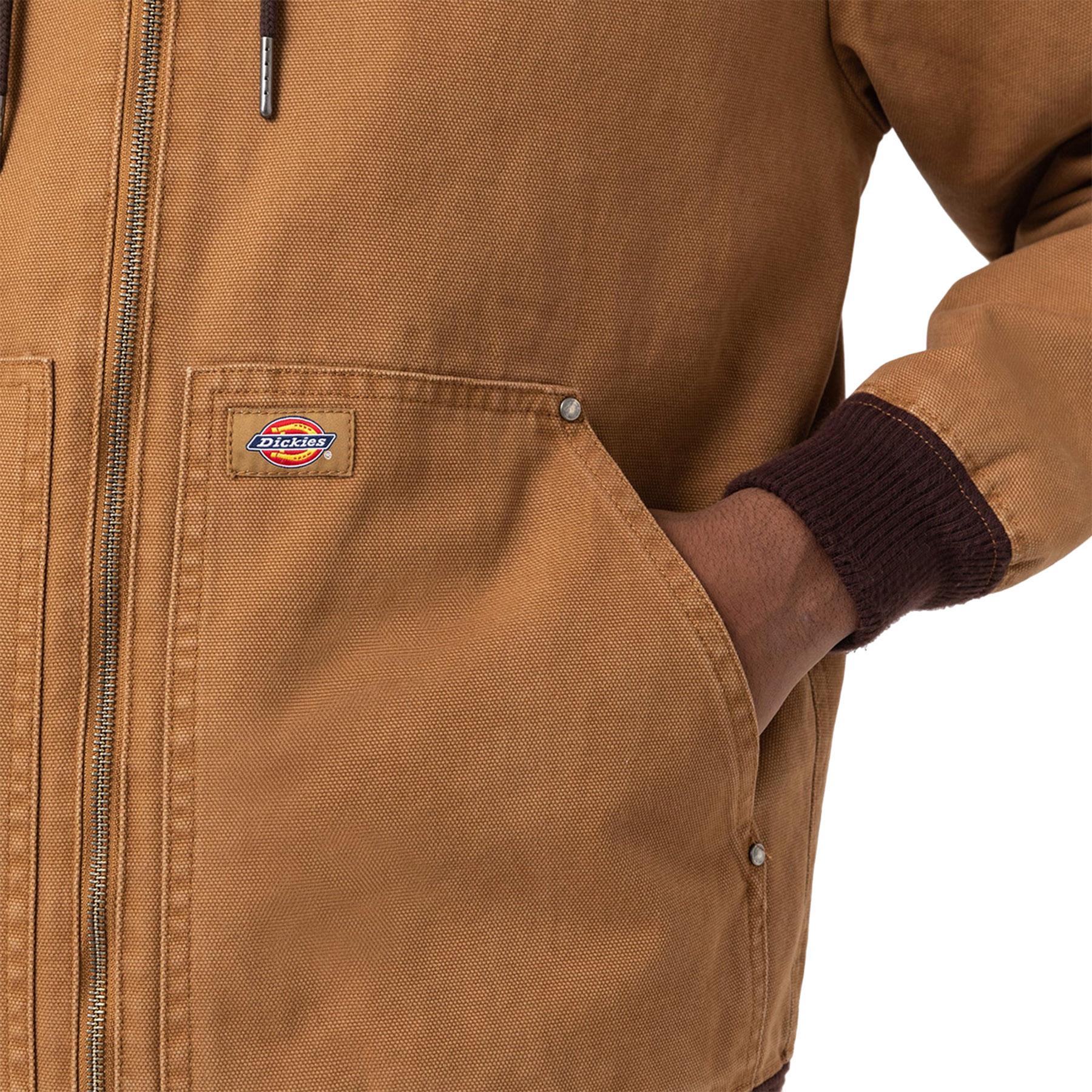 Numéro de l'image de la galerie de produits 4 pour le produit Blouson aviateur en coutil à capuchon - Homme