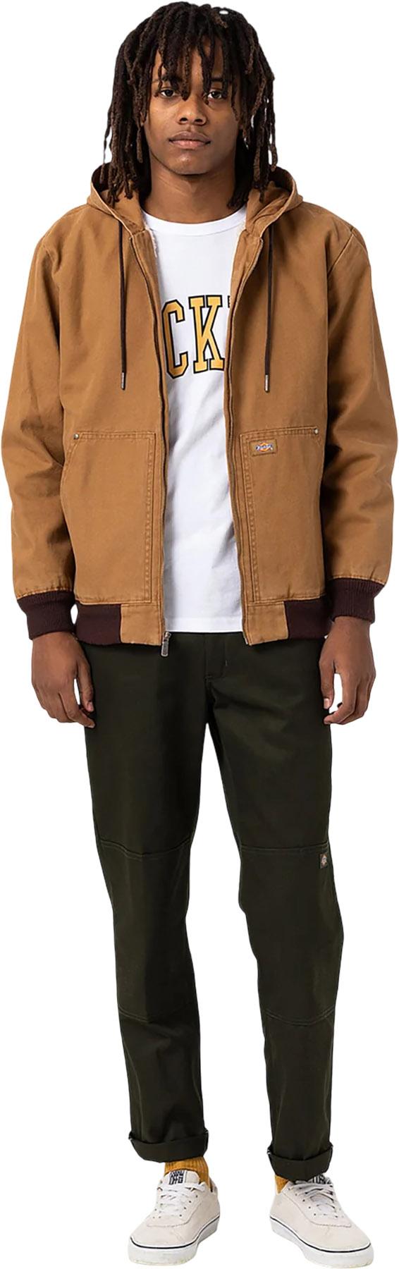 Numéro de l'image de la galerie de produits 5 pour le produit Blouson aviateur en coutil à capuchon - Homme