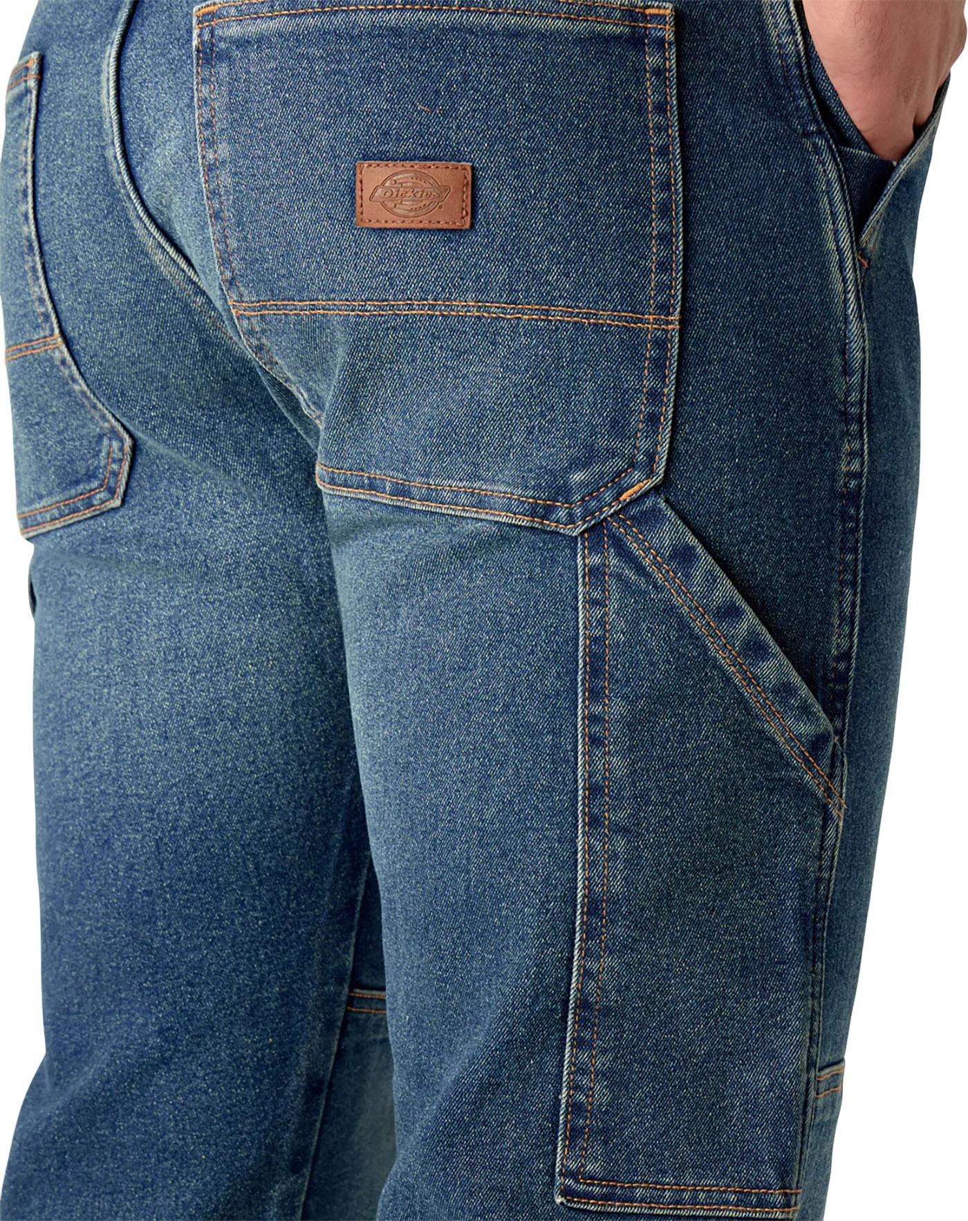 Product gallery image number 7 for product Jean décontracté à genoux doublés Flex - Homme