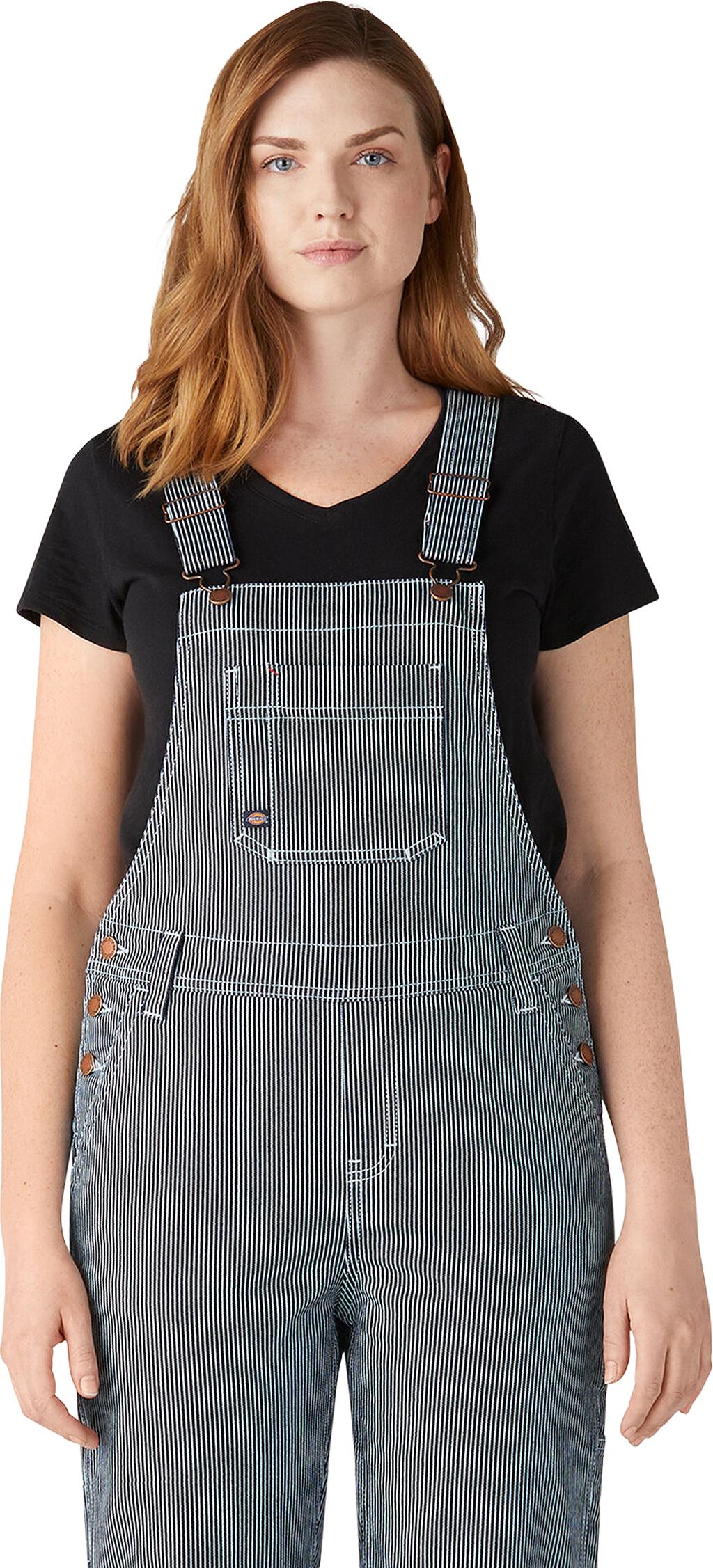 Product gallery image number 2 for product Hickory Stripe Boyfriend Bib Overall - Women's