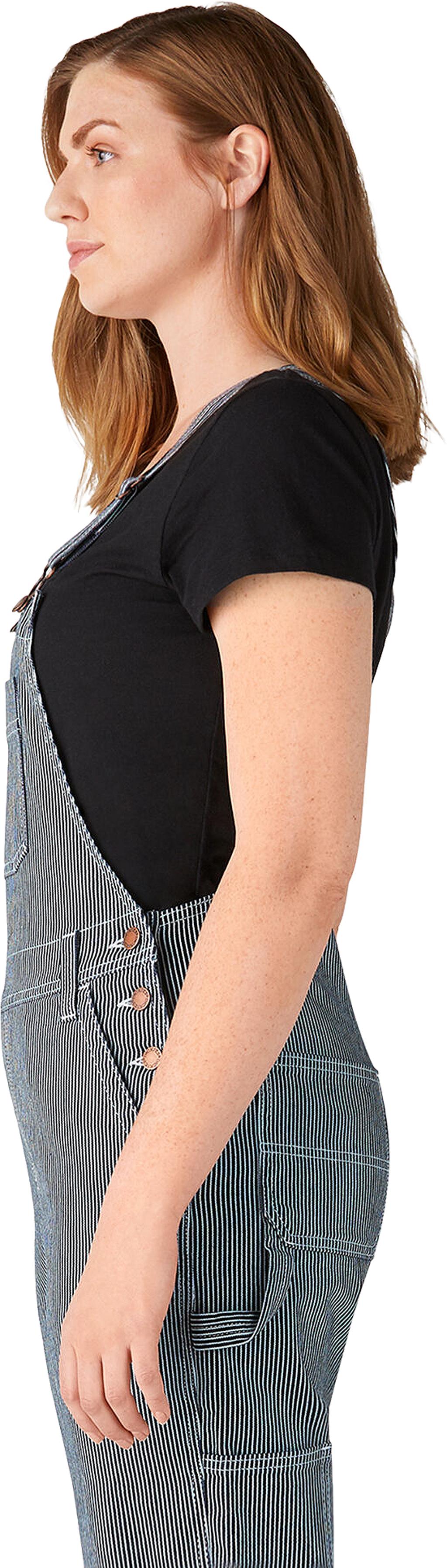 Product gallery image number 4 for product Hickory Stripe Boyfriend Bib Overall - Women's