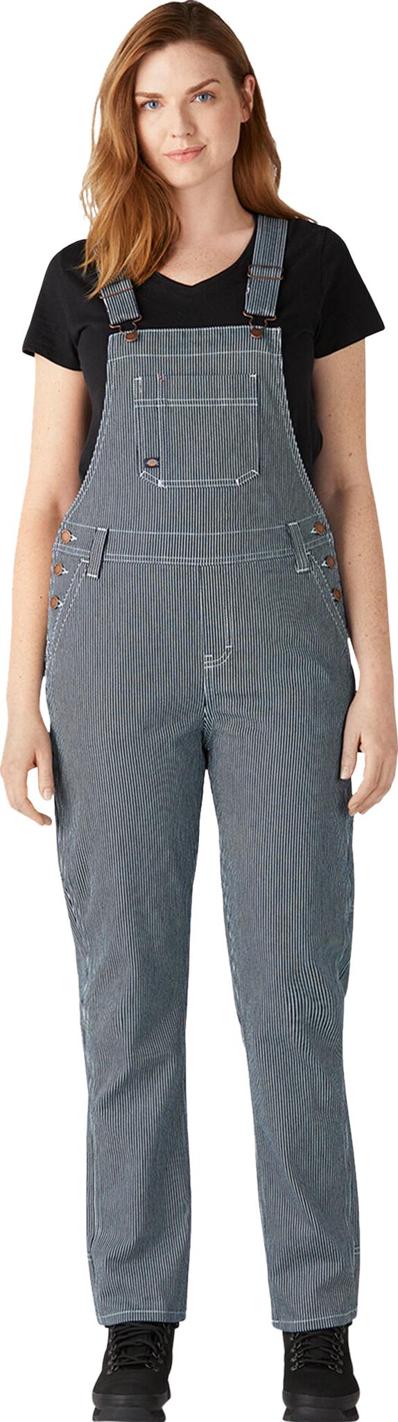 Product gallery image number 1 for product Hickory Stripe Boyfriend Bib Overall - Women's