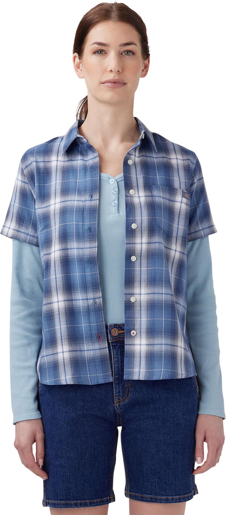 Coronet Blue Herringbone Plaid