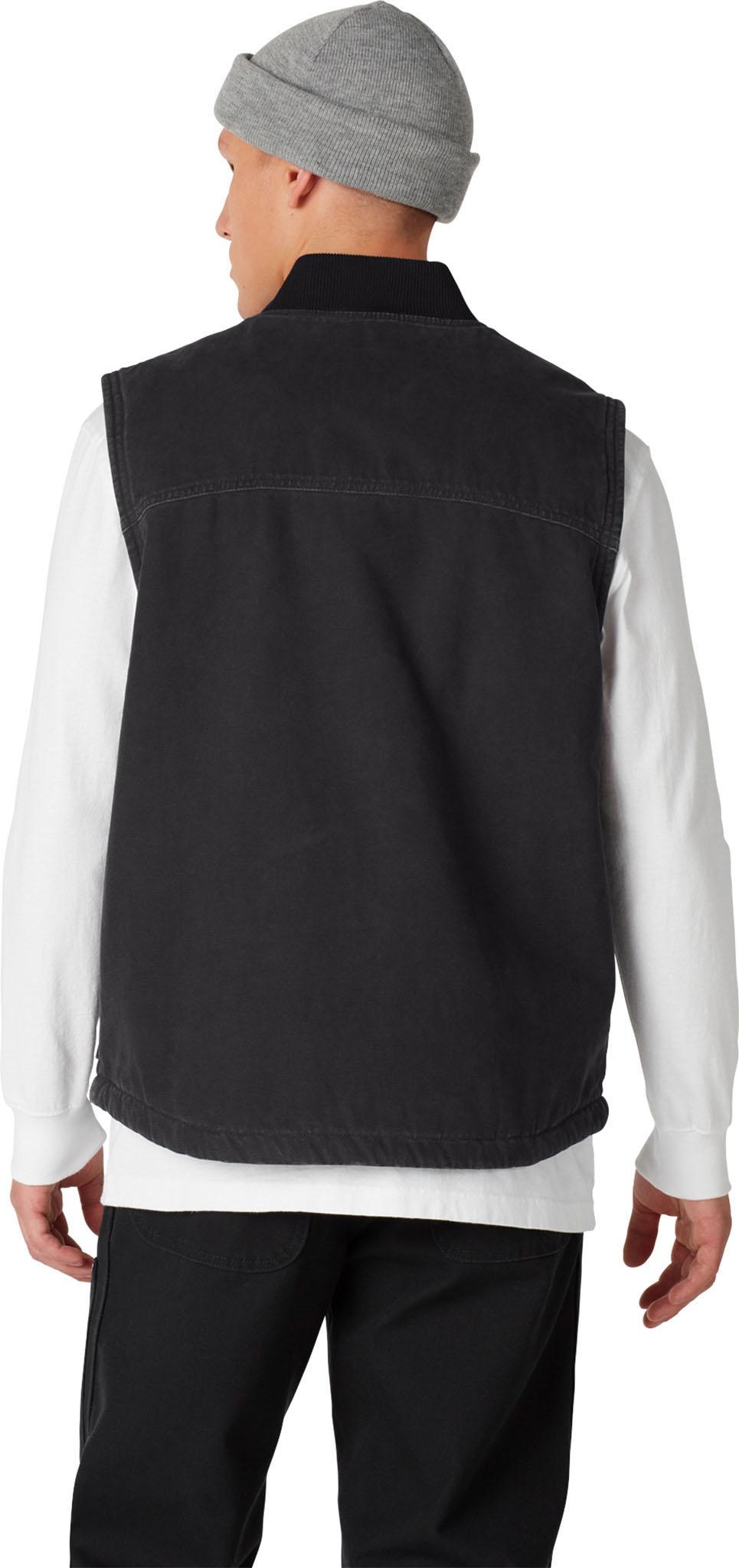 Product gallery image number 4 for product Stonewashed Duck High Pile Fleece Lined Vest - Men's