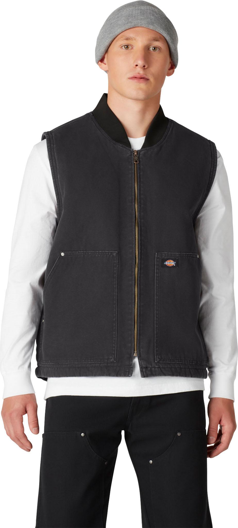 Product gallery image number 2 for product Stonewashed Duck High Pile Fleece Lined Vest - Men's