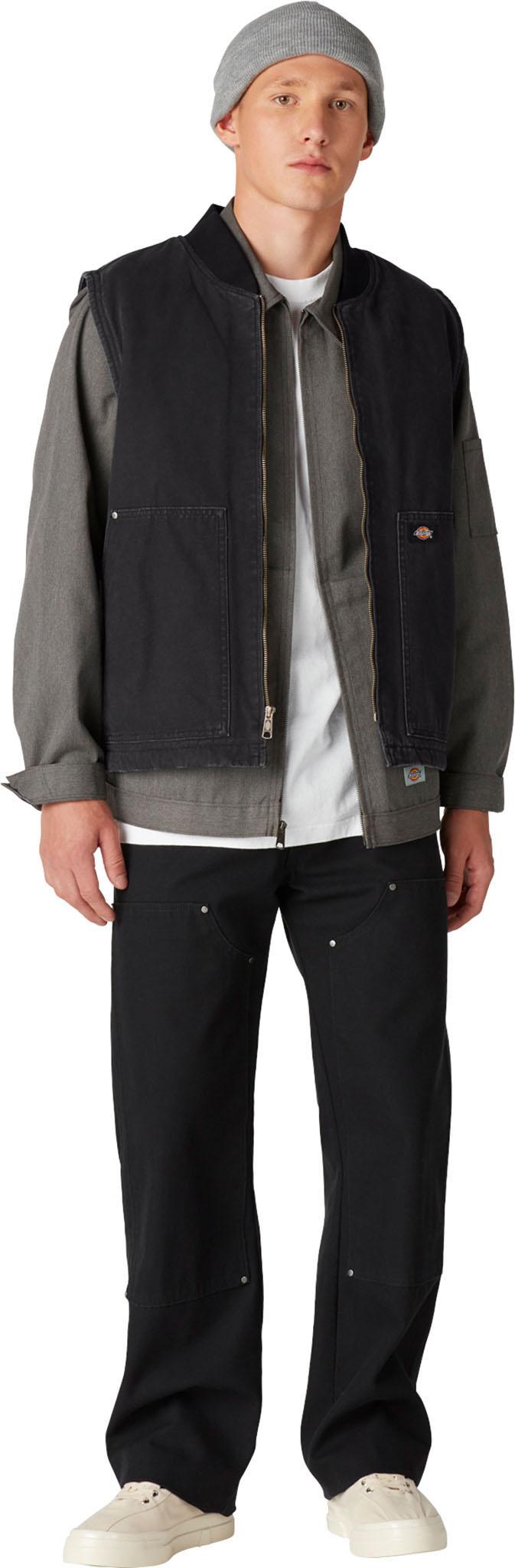 Product gallery image number 3 for product Stonewashed Duck High Pile Fleece Lined Vest - Men's