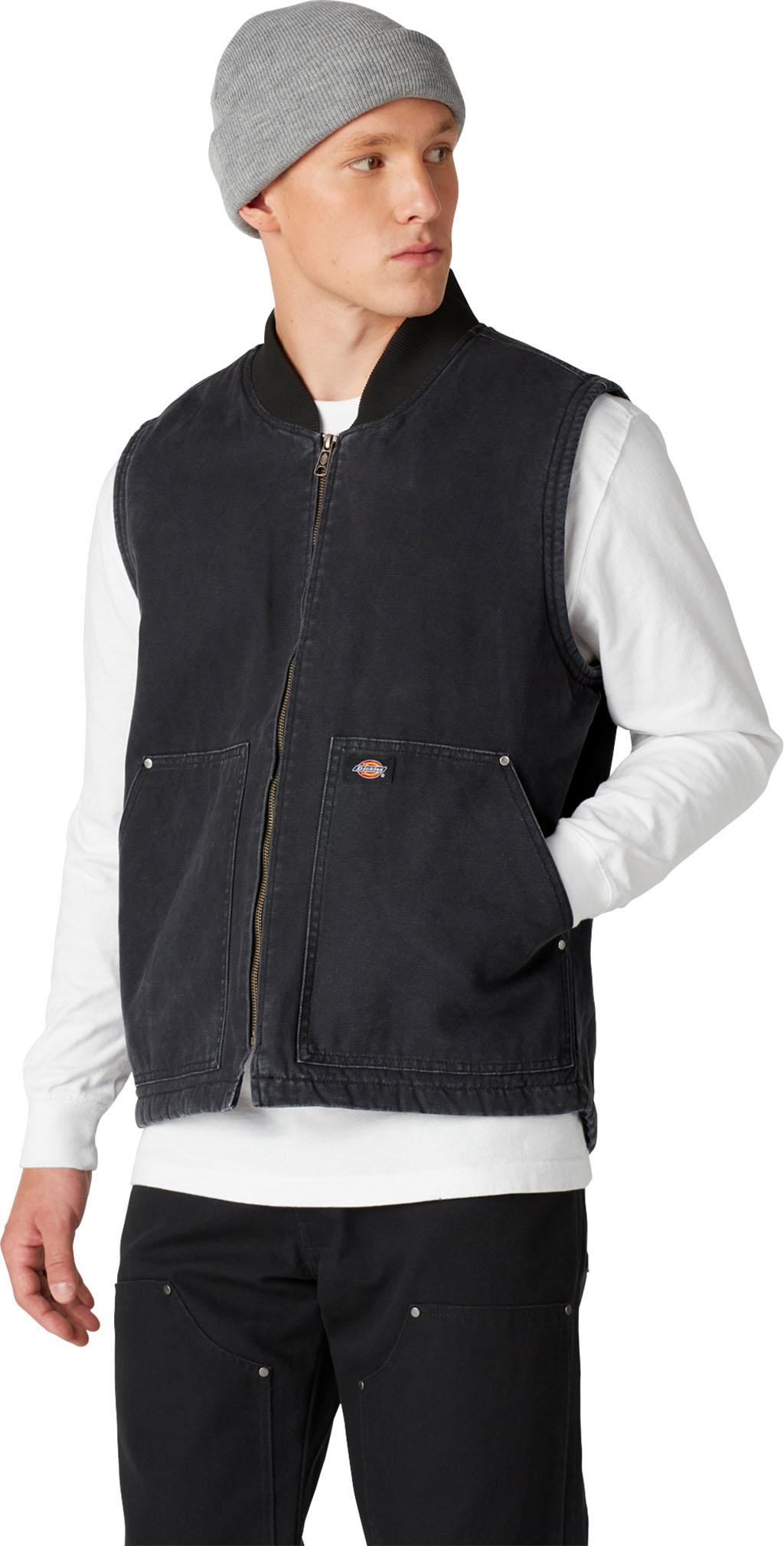 Product gallery image number 6 for product Stonewashed Duck High Pile Fleece Lined Vest - Men's