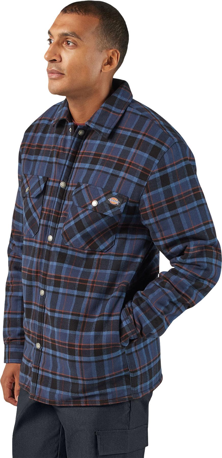 Product gallery image number 2 for product Sherpa Lined Flannel Shirt Jacket with Hydroshield - Men's