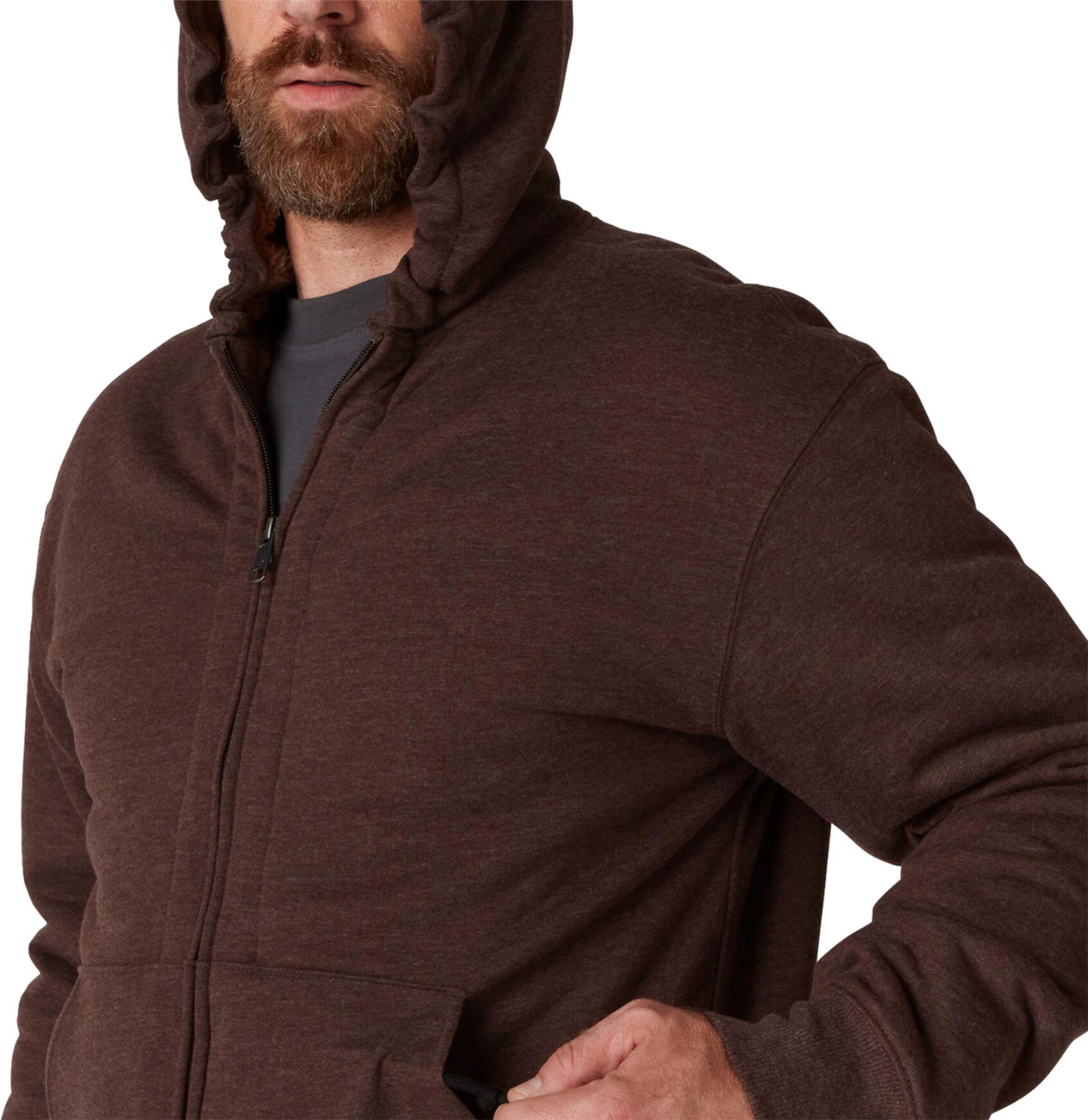 Product gallery image number 4 for product High Pile Fleece Lined Full Zip Hoodie - Men's
