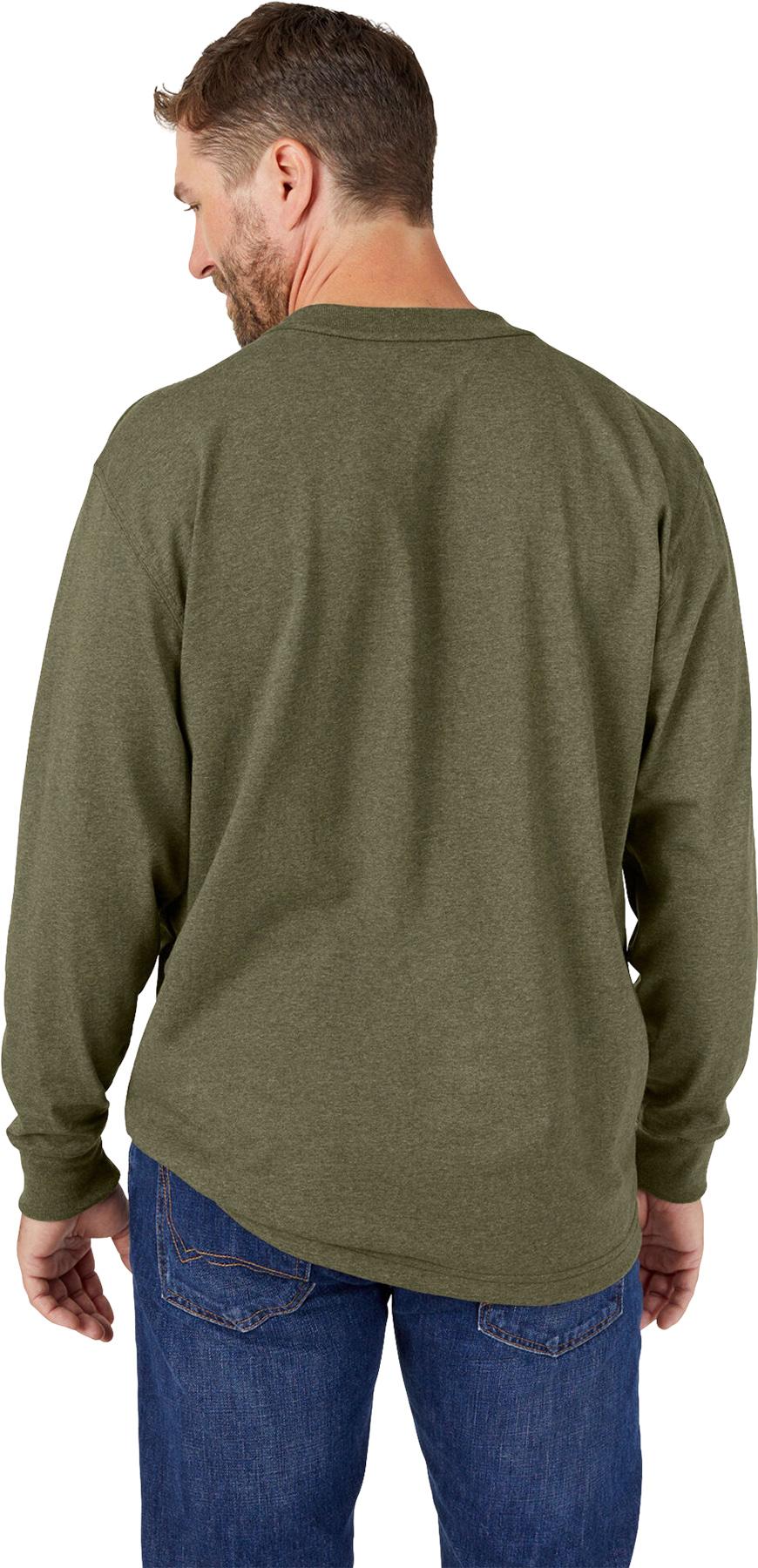 Numéro de l'image de la galerie de produits 2 pour le produit T-shirt épais chiné avec poche à manches longues - Homme