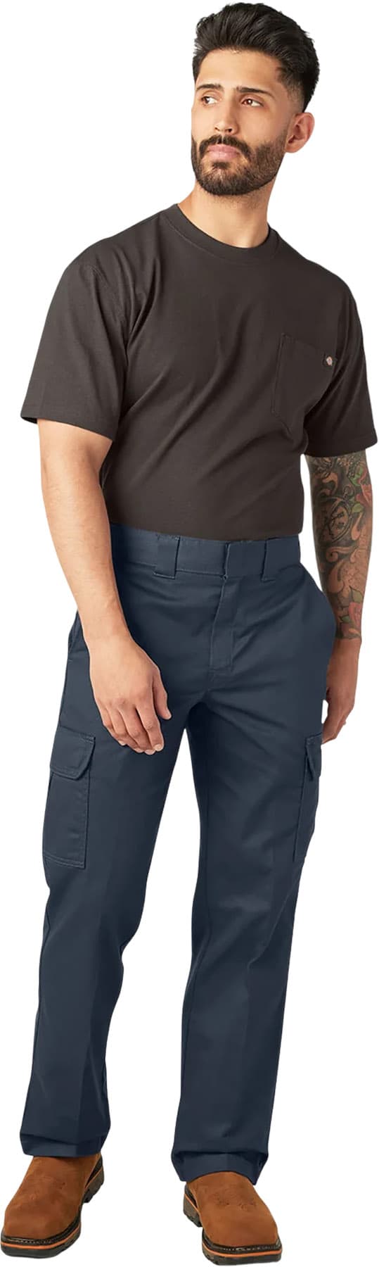 Product gallery image number 7 for product Pantalon de travail cargo coupe décontractée - Homme