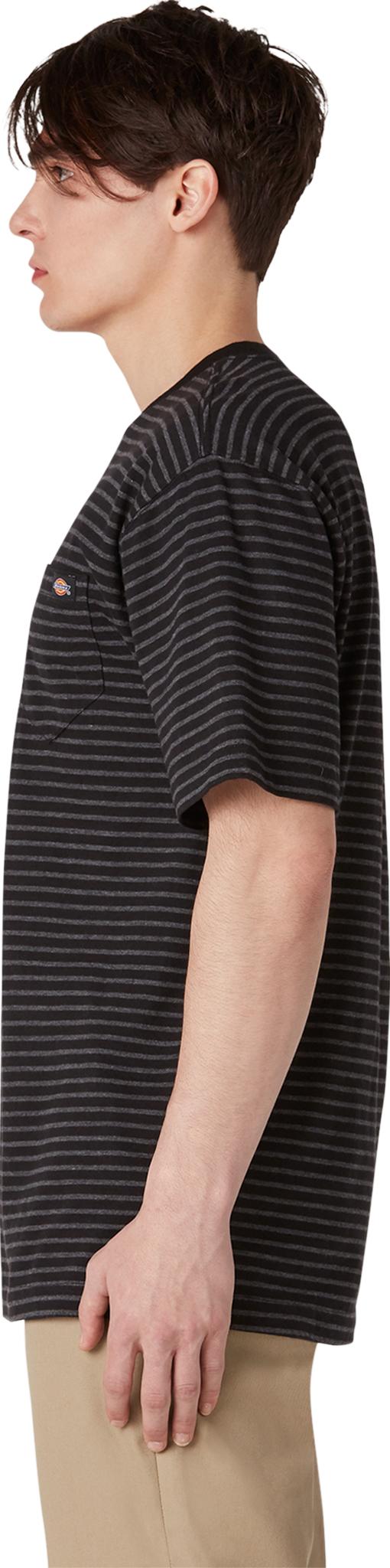 Product gallery image number 5 for product Regular Fit Striped Pocket T-Shirt - Men's