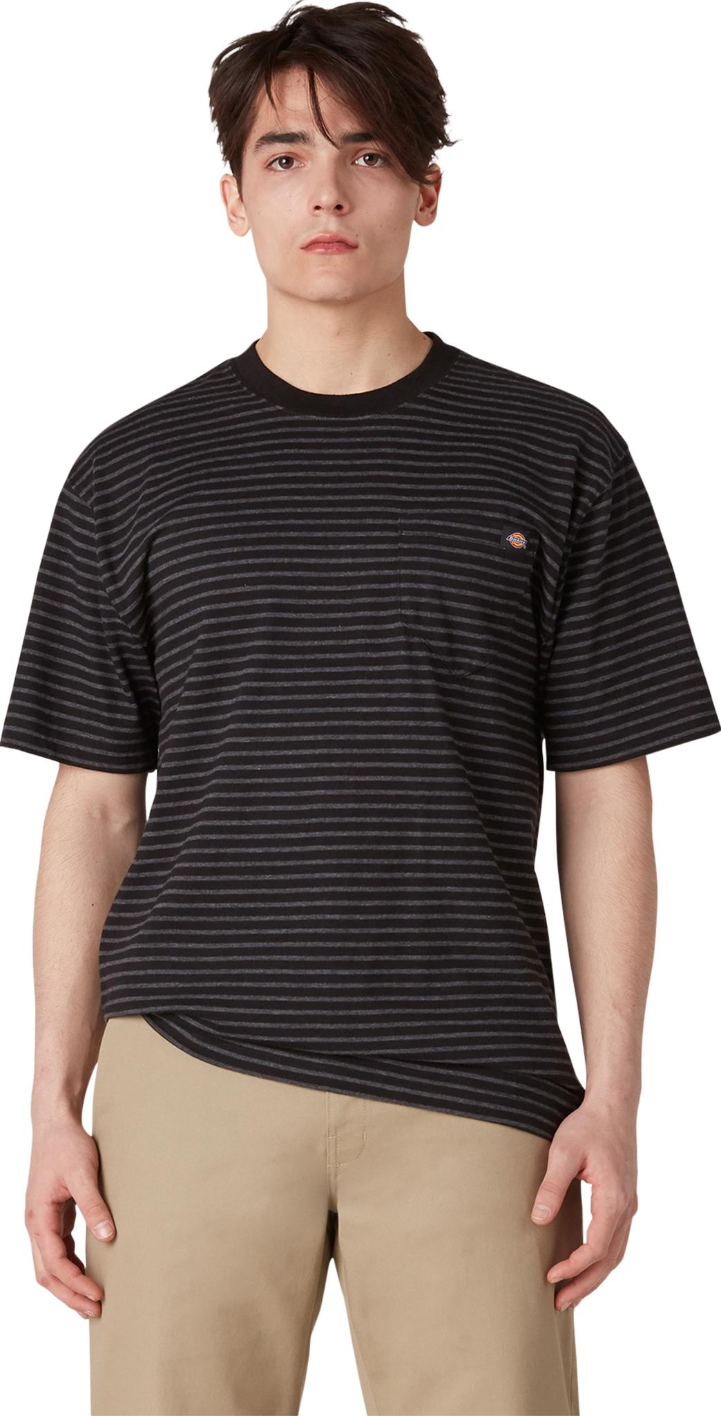 Product gallery image number 1 for product Regular Fit Striped Pocket T-Shirt - Men's