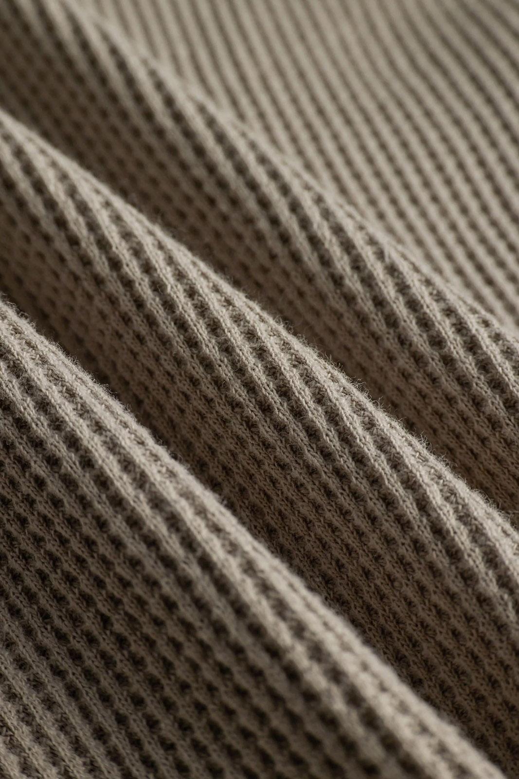 Product gallery image number 2 for product Fitted Long Sleeve Waffle T-Shirt - Women's