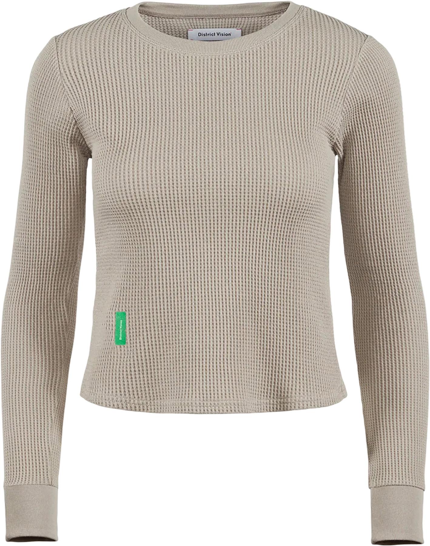 Product image for Fitted Long Sleeve Waffle T-Shirt - Women's