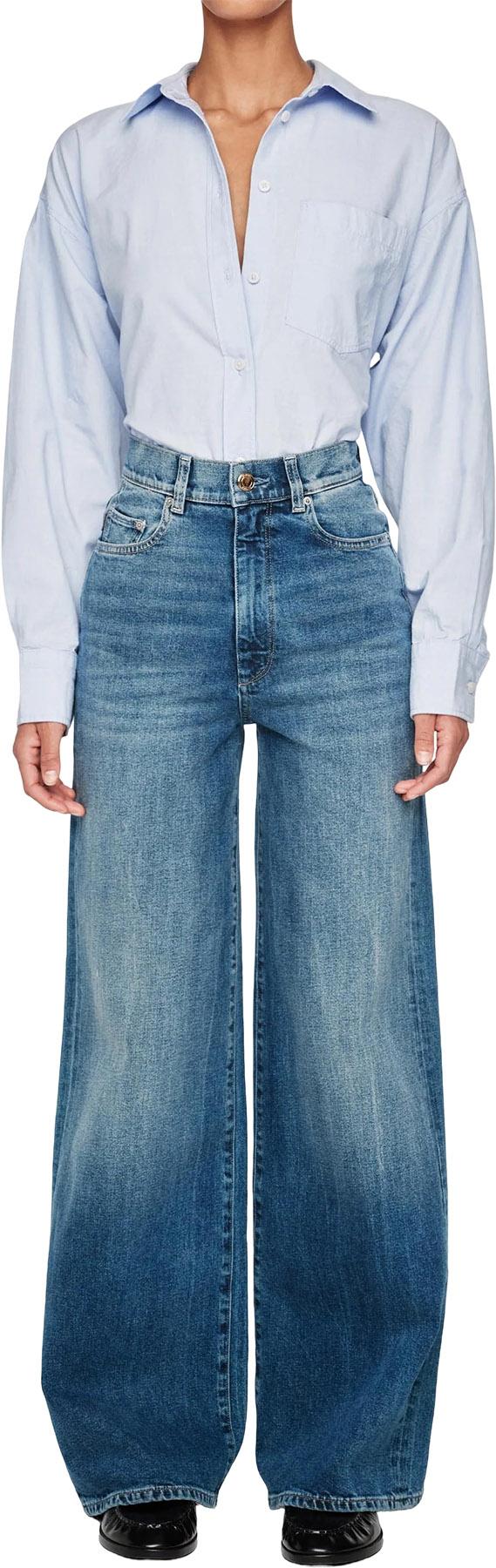 Product gallery image number 5 for product Hepburn Wide Leg High Rise Vintage Jeans 32" - Women's