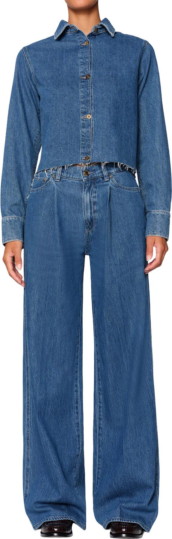 Product image for Jean à jambe large vintage droit Isabel - Femme