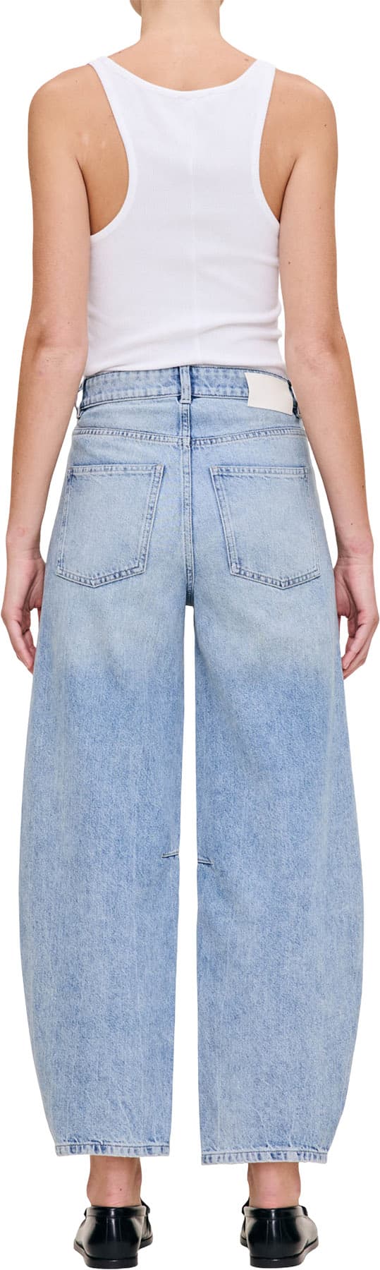 Product gallery image number 2 for product Jean jambe barrel vintage Miro - Femme