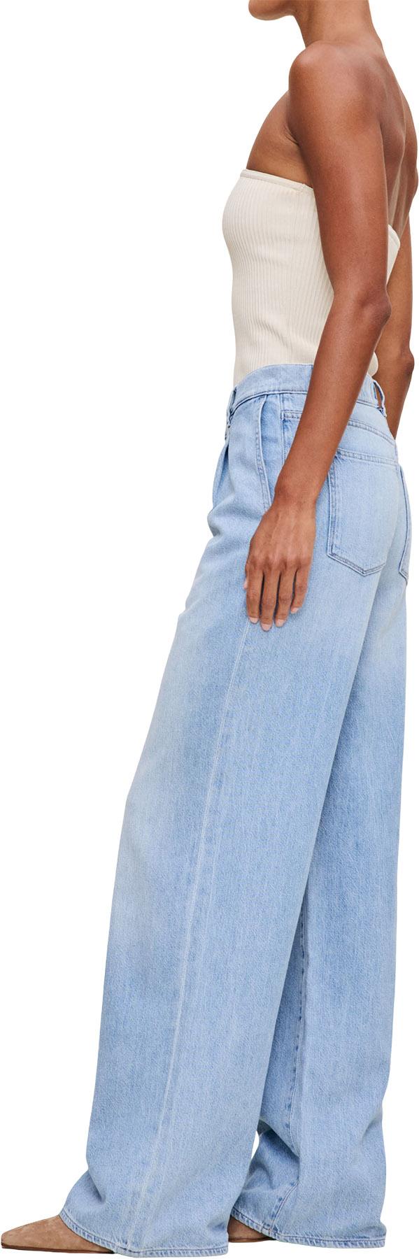 Product gallery image number 3 for product Jean à jambe large vintage droit Isabel - Femme