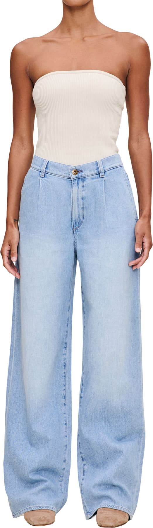 Product image for Jean à jambe large vintage droit Isabel - Femme