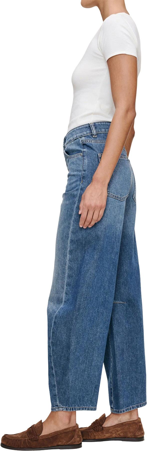 Product gallery image number 3 for product Miro Rigid High Rise Barrel Leg Jeans 28" - Women's