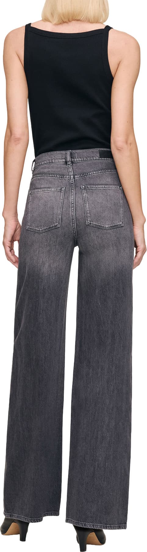 Product gallery image number 3 for product Jean à jambe large vintage Hepburn - Femme