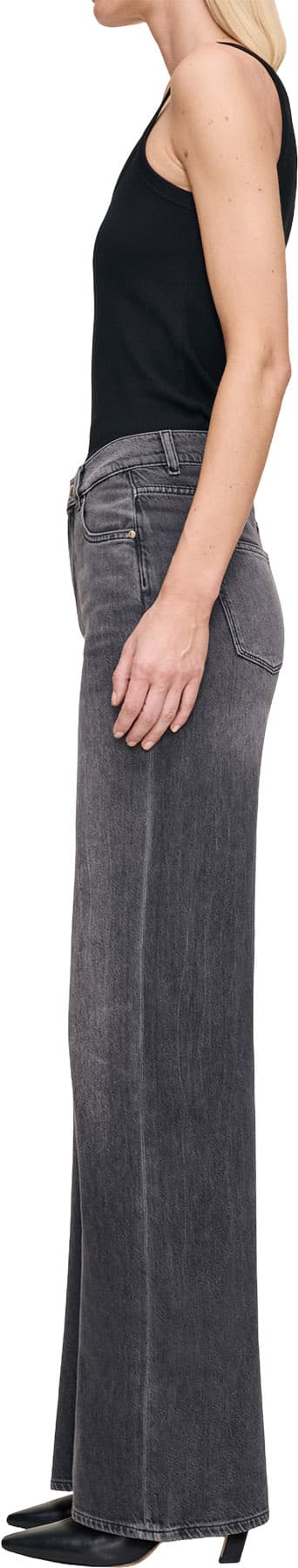 Product gallery image number 4 for product Jean à jambe large vintage Hepburn - Femme