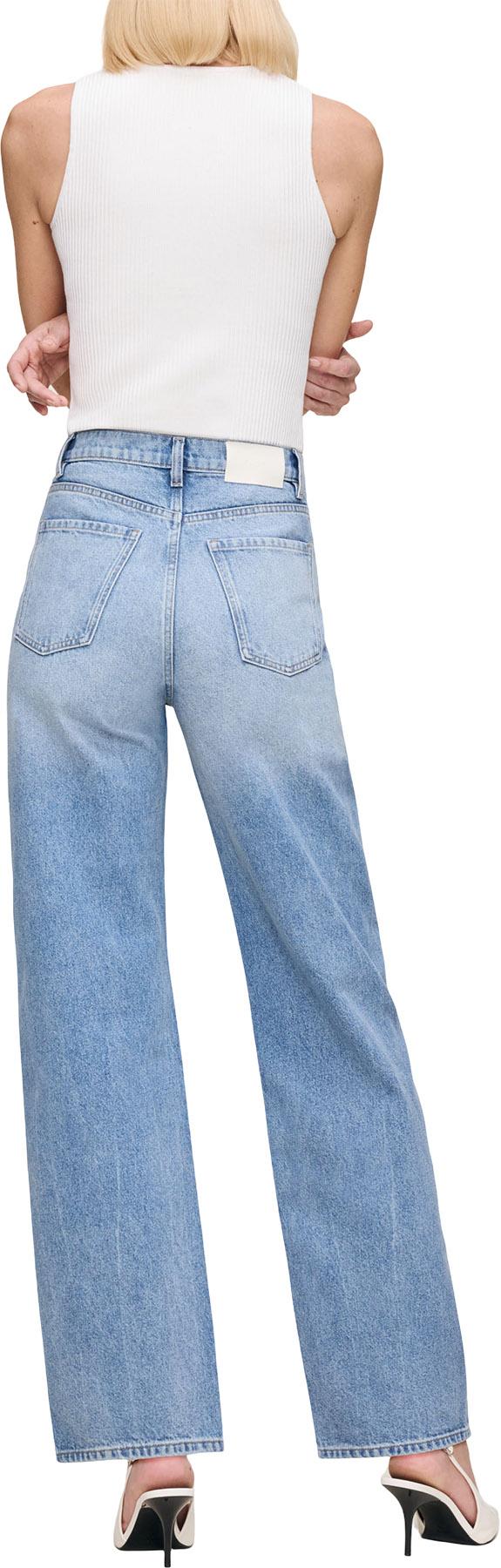 Product gallery image number 5 for product Jean à jambe large vintage raffiné droit Karmine - Femme