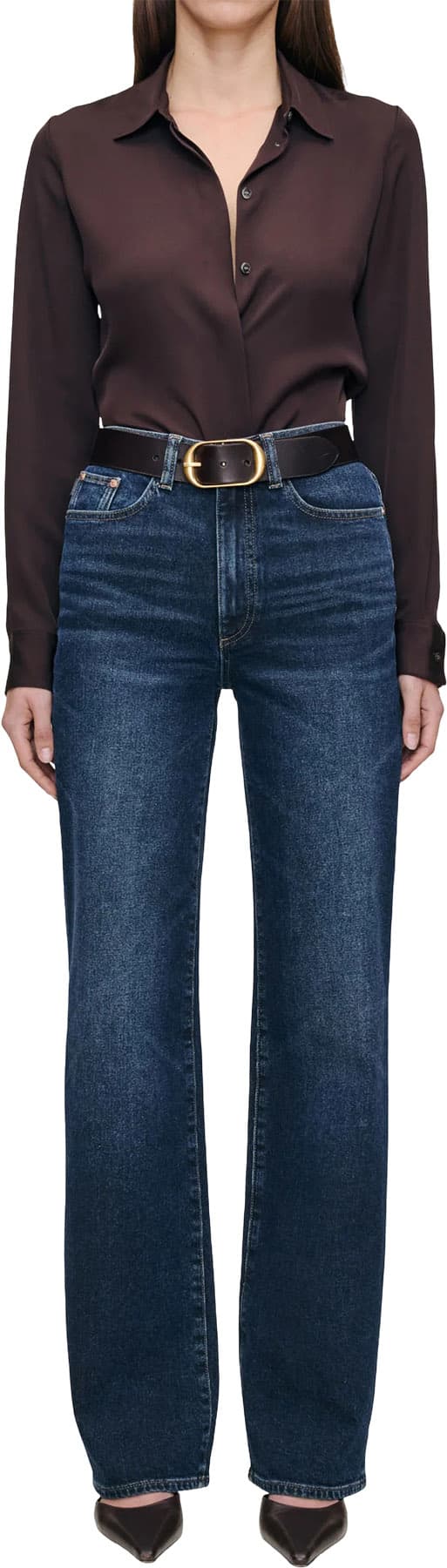 Product image for Karmine Refined Wide Leg High Rise Jeans 33" - Women's