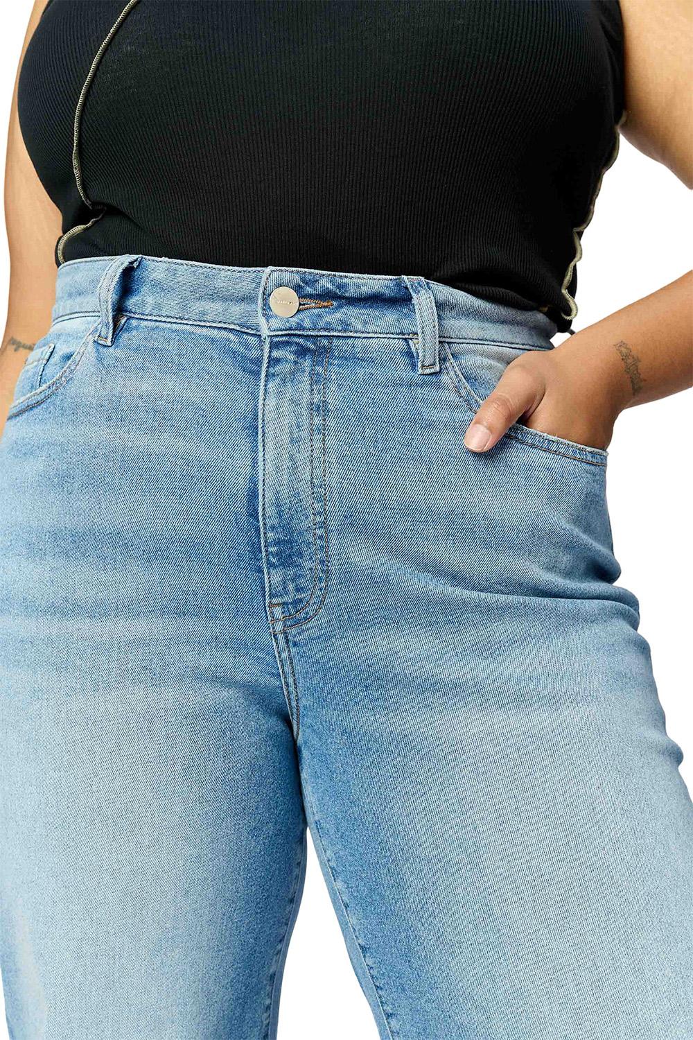 Product gallery image number 4 for product Jean à jambe large NCE - Femme