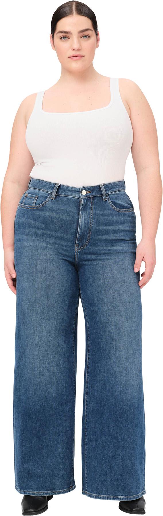 Product image for Jean coupe décontractée à jambe large NCE - Femme