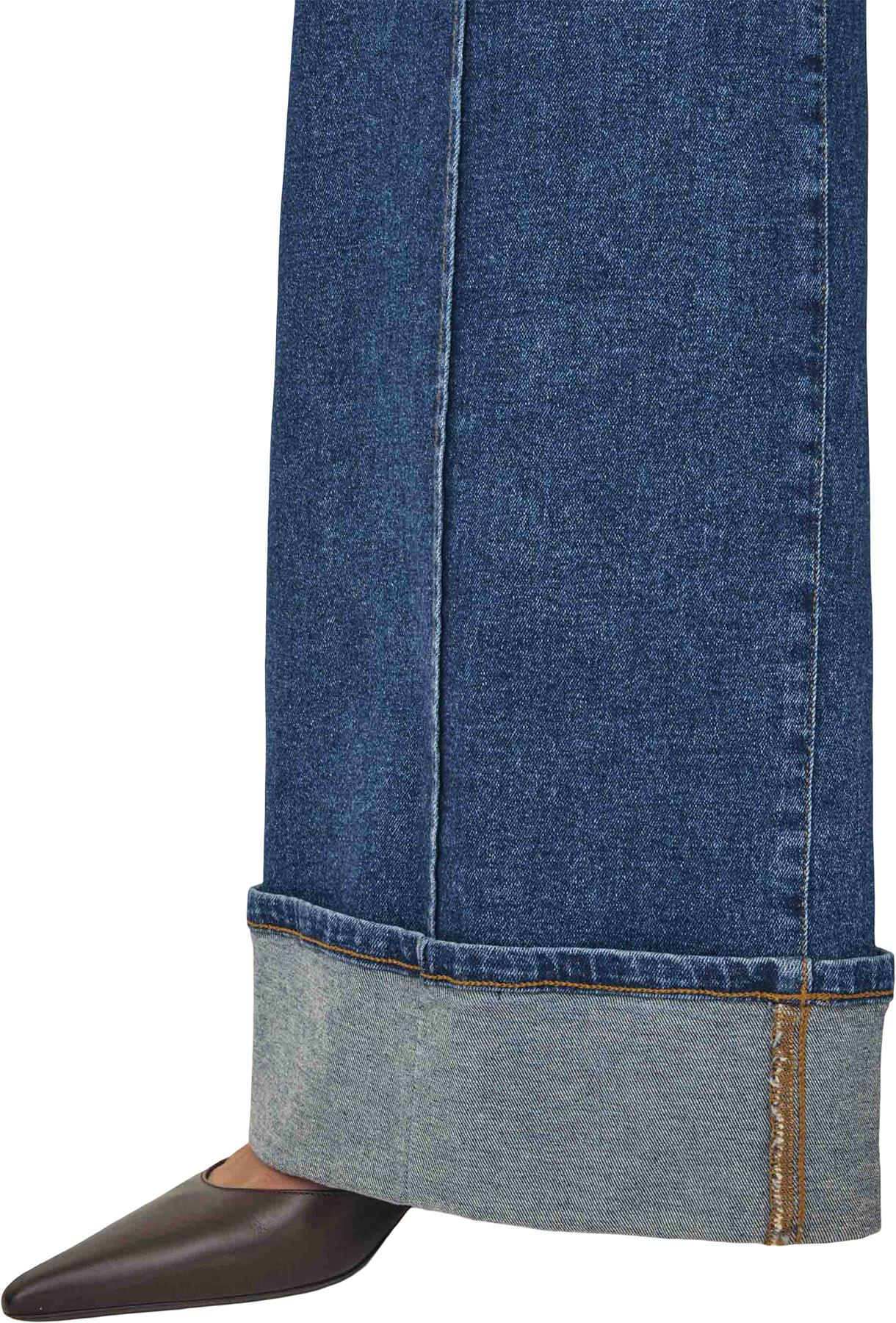 Product gallery image number 4 for product Jean à jambe large NCE - Femme