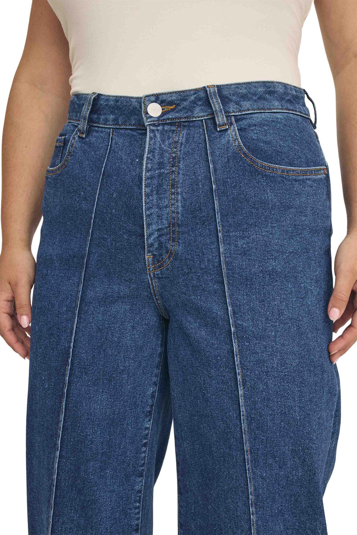 Product gallery image number 5 for product Jean à jambe large NCE - Femme