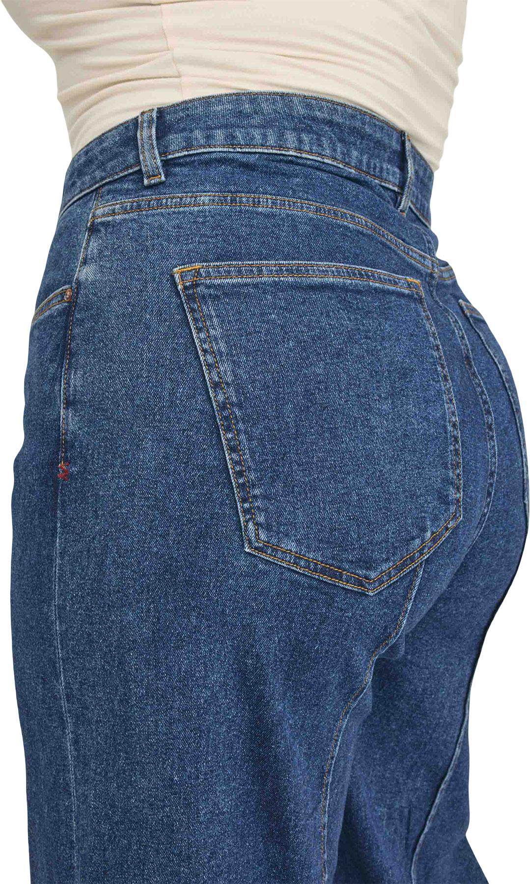 Product gallery image number 7 for product Jean à jambe large NCE - Femme
