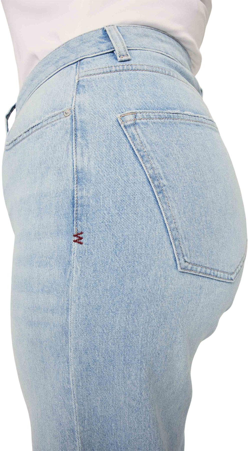 Product gallery image number 5 for product Jean à jambe large écourtée ICN - Femme