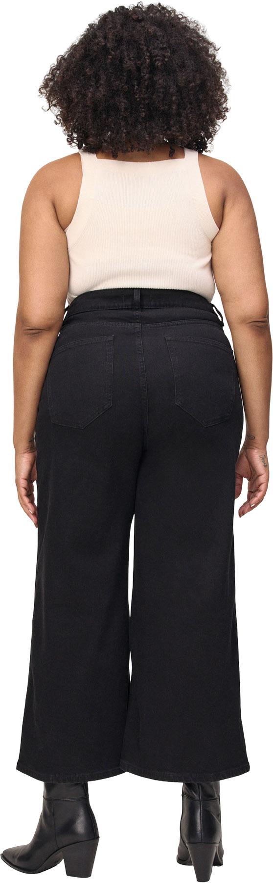 Product gallery image number 2 for product Jean à jambe large écourtée ICN - Femme
