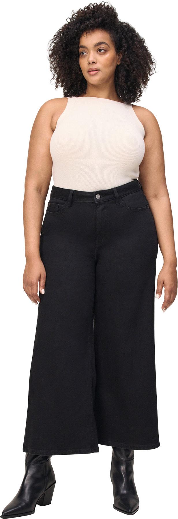 Product image for Jean à jambe large écourtée ICN - Femme