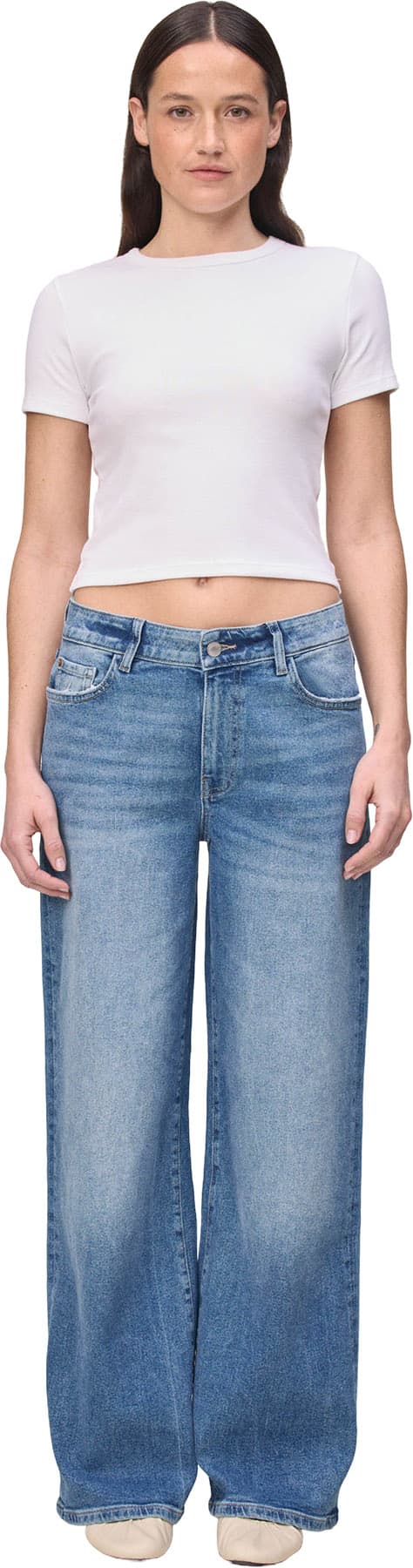 Product image for CJU Low Slung Wide Leg Jeans - Women's