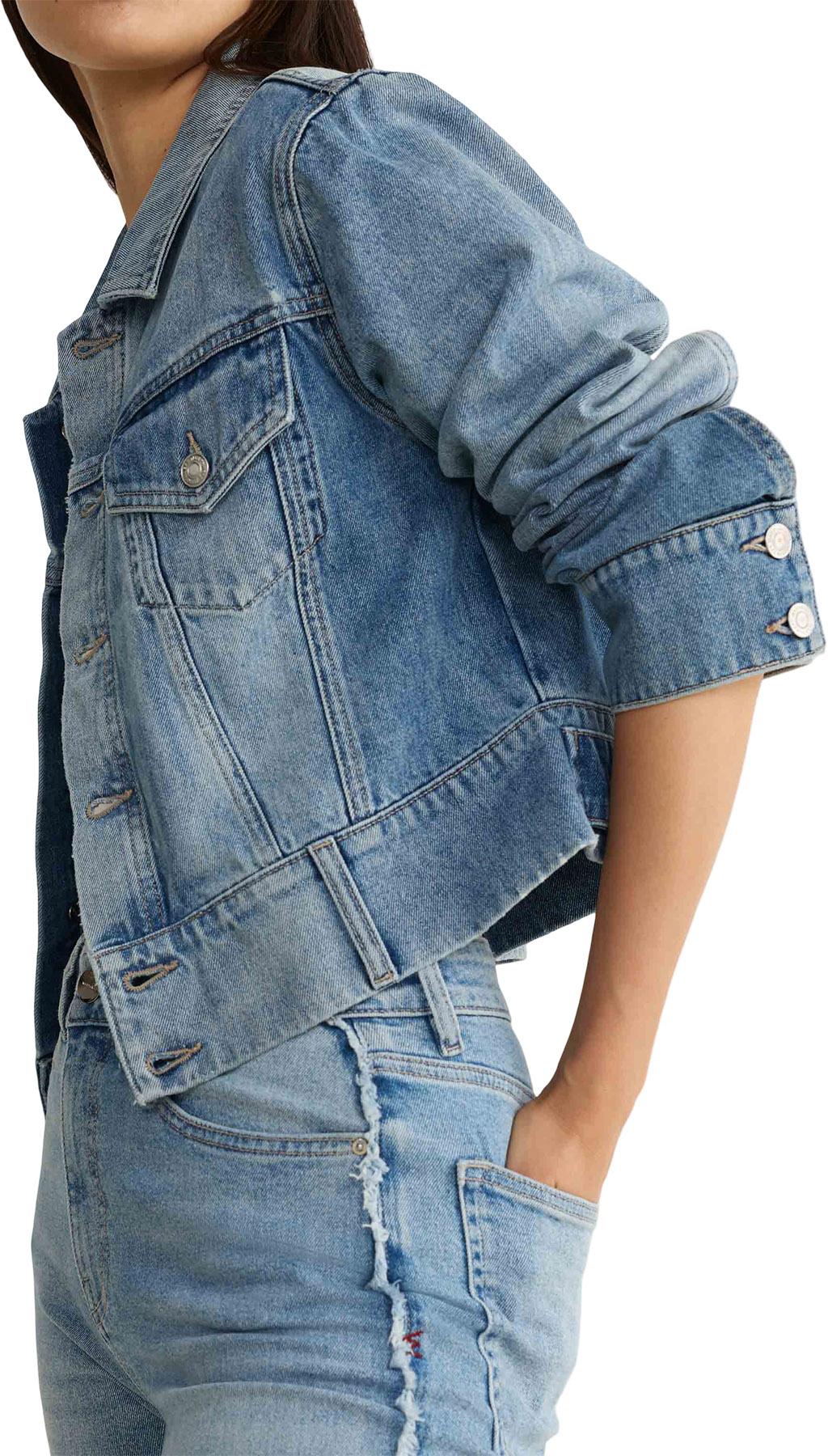 Product gallery image number 4 for product KPB Cropped Denim Jacket - Women's