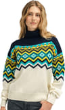 Colour: Off White - Navy - Peacock