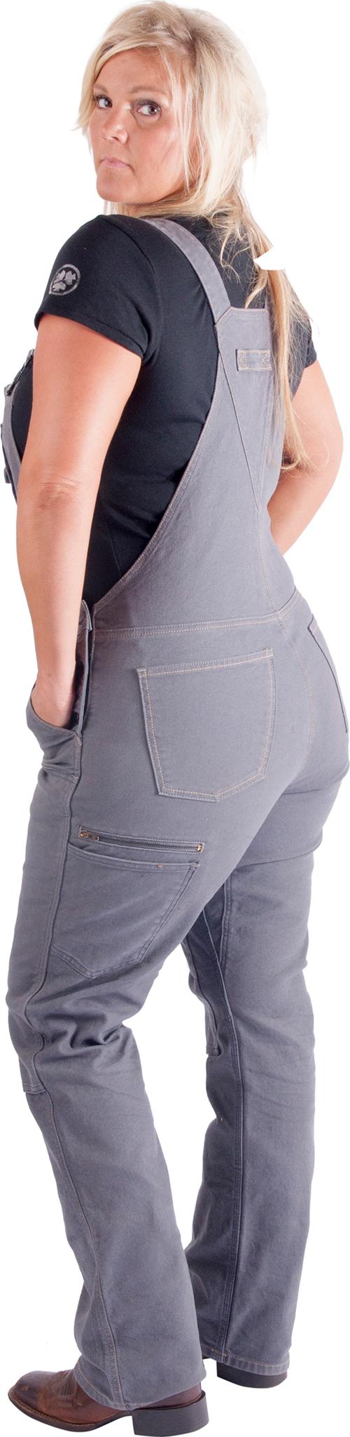Product gallery image number 14 for product Freshley Overall Grey Stretch Canvas - Women's