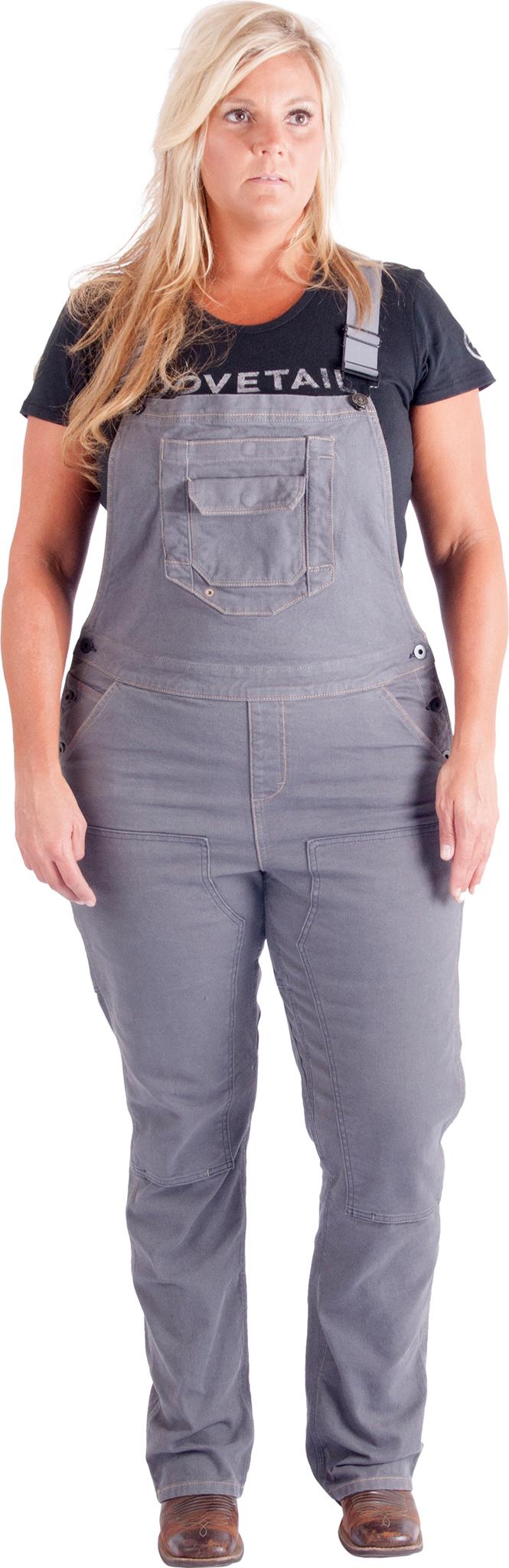 Product gallery image number 4 for product Freshley Overall Grey Stretch Canvas - Women's