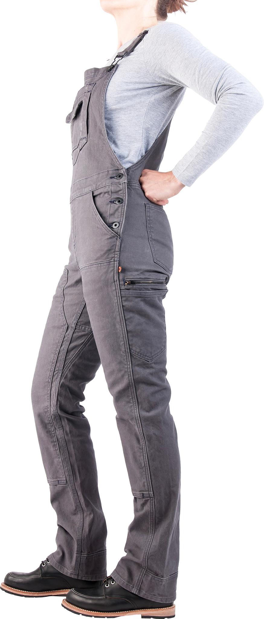 Product gallery image number 11 for product Freshley Overall Grey Stretch Canvas - Women's