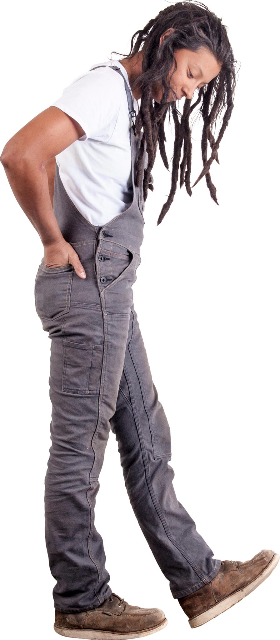 Product gallery image number 12 for product Freshley Overall Grey Stretch Canvas - Women's
