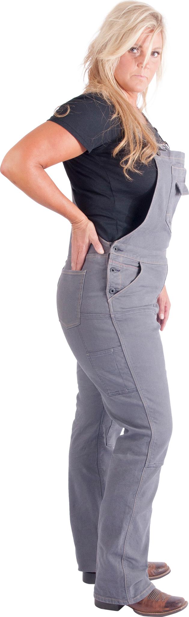 Product gallery image number 17 for product Freshley Overall Grey Stretch Canvas - Women's