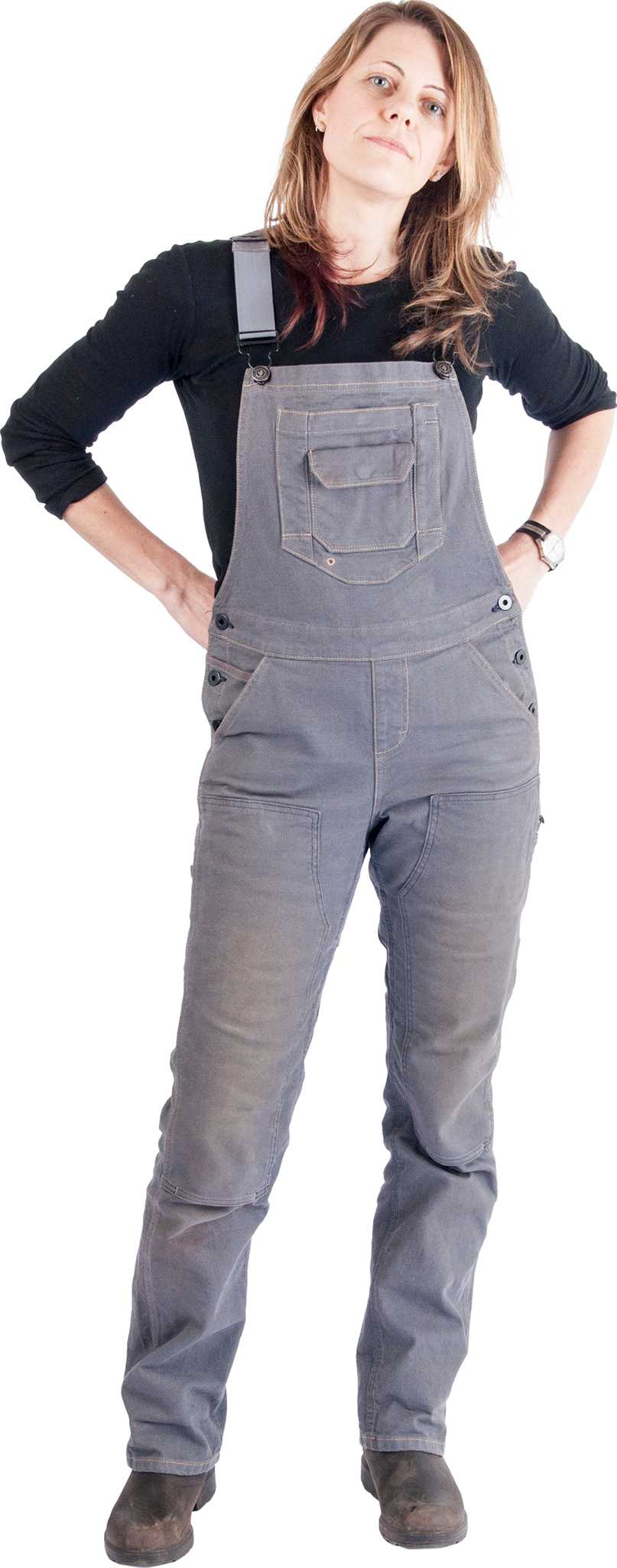 Product image for Freshley Overall Grey Stretch Canvas - Women's