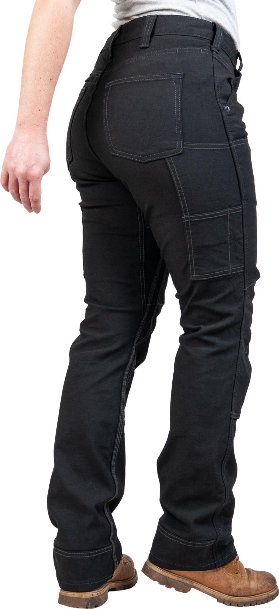 Numéro de l'image de la galerie de produits 2 pour le produit Pantalon noire en toile extensible Britt Utility - Femme