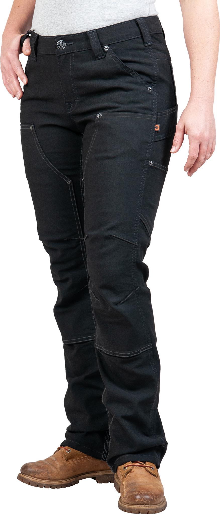 Numéro de l'image de la galerie de produits 3 pour le produit Pantalon noire en toile extensible Britt Utility - Femme